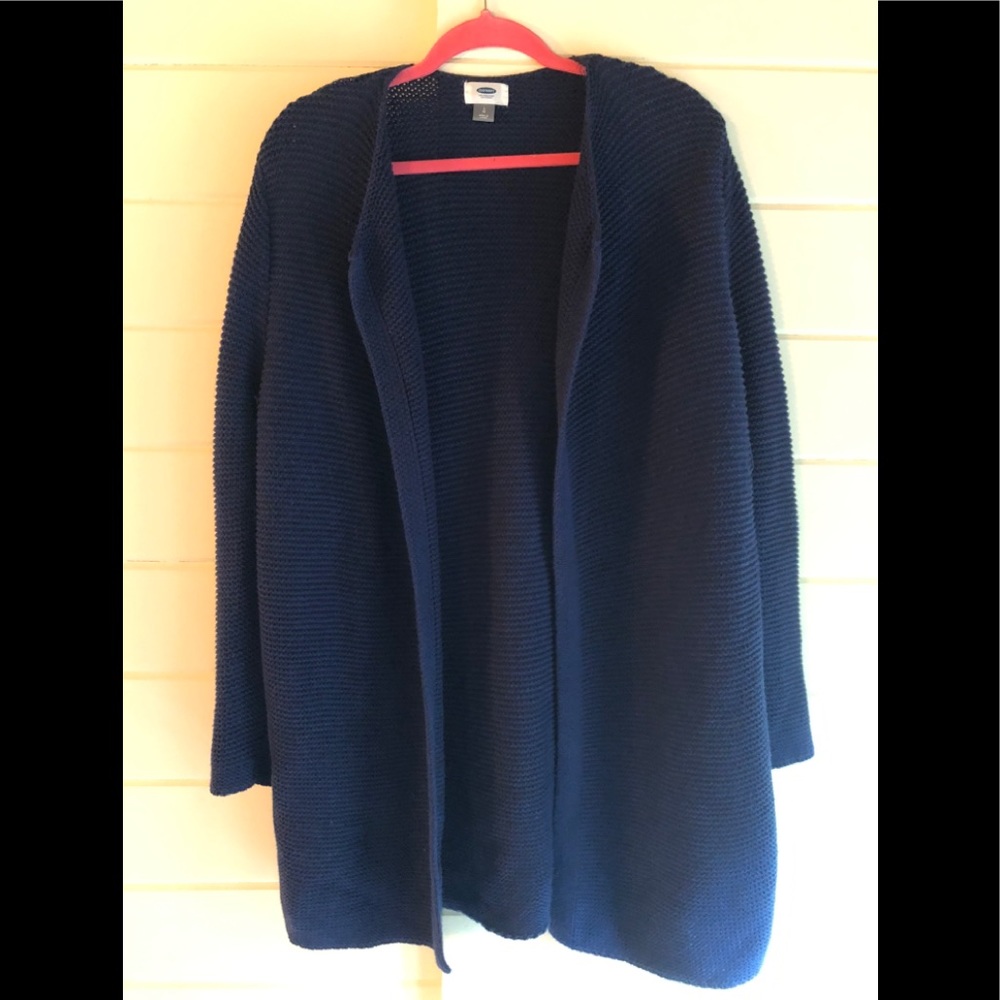 Old Navy Long Cable Knit Open Sweater